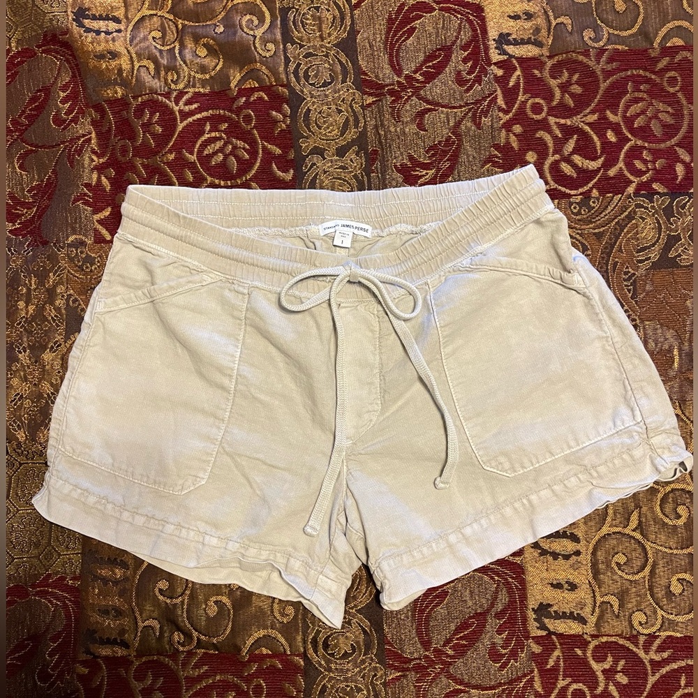 James perse khaki shorts - size 1